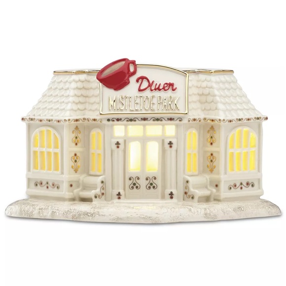 Lenox Mistletoe Park Diner Figurine - Brand New In Box: FROM THE VAULT! - Picture 1 of 7